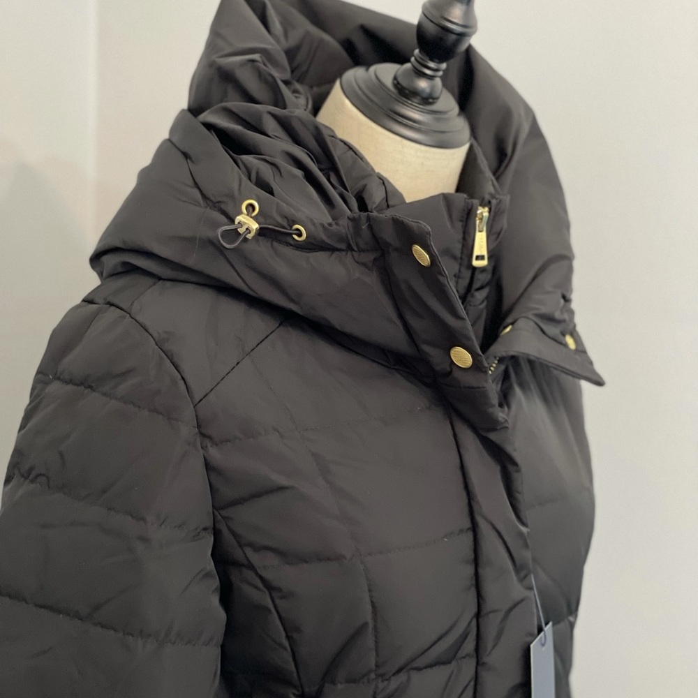 Cole Haan Signature Hooded Down & Feather Jacket New With Tag - Picture 9 of 16
